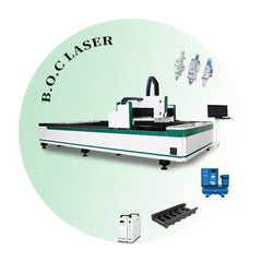 B.O.C BT3015S Sheet Fiber Laser Cutting Machine 1500W For Metal CS SS AL