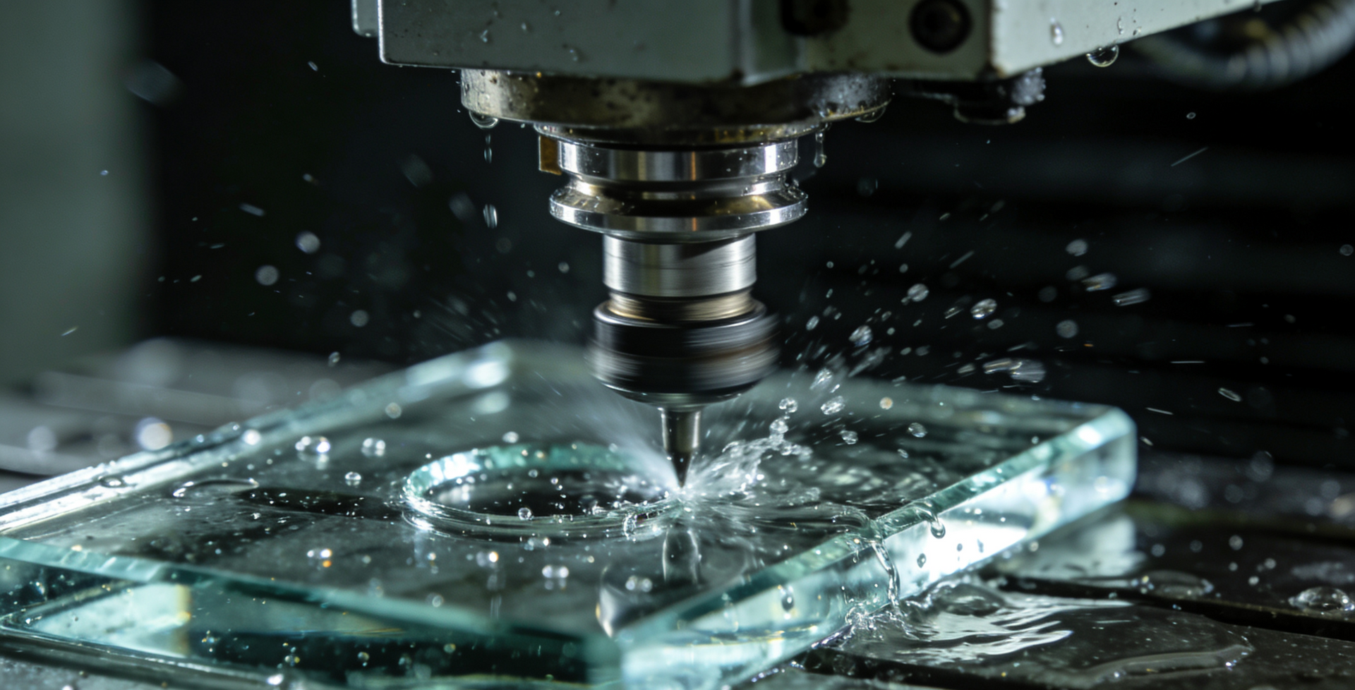 Glass Drilling And Milling Machine