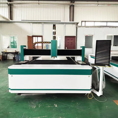 Fiber laser cutting machine BT3015S designed for precision sheet metal cutting in an industrial setting.
